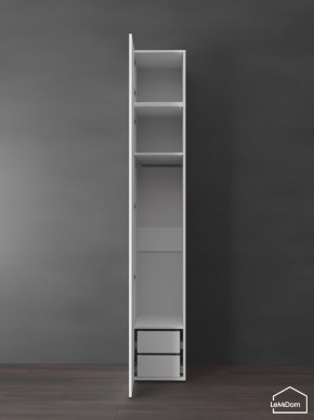 Шкаф с антресолью Linnea MHR-1POA-3 2450х400х510 (Белый-М 11.1.2) в Губахе - gubaha.mebel24.online | фото 5