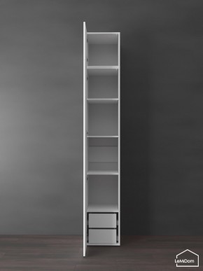 Шкаф с антресолью Linnea MHR-1POA-4 2450х400х510 (Белый-М 11.1.1) в Губахе - gubaha.mebel24.online | фото 6