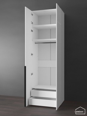 Шкаф с антресолью Linnea MHR-2A-3 2450х800х510 (Белый-М 11.1.2) в Губахе - gubaha.mebel24.online | фото 5