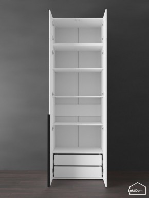 Шкаф с антресолью Linnea MHR-2A-4 2450х800х510 (Белый-М 11.1.2) в Губахе - gubaha.mebel24.online | фото 6