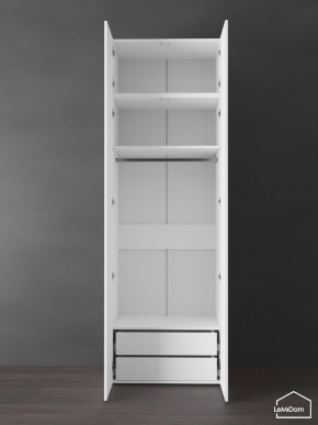 Шкаф с антресолью Linnea MHR-2POA-3 2450х800х510 (Белый-М 11.1.2) в Губахе - gubaha.mebel24.online | фото 5