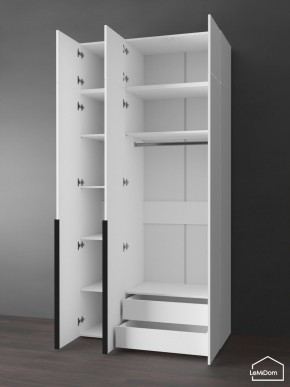 Шкаф с антресолью Linnea MHR-3A-2 2450х1200х510 (Белый-М 11.1.1) в Губахе - gubaha.mebel24.online | фото 5