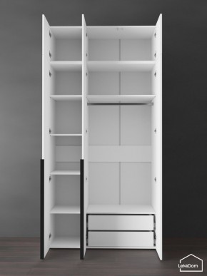 Шкаф с антресолью Linnea MHR-3A-2 2450х1200х510 (Белый-М 11.1.2) в Губахе - gubaha.mebel24.online | фото 6
