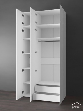 Шкаф с антресолью Linnea MHR-3POA-2 2450х1200х510 (Белый-М 11.1.1) в Губахе - gubaha.mebel24.online | фото 5