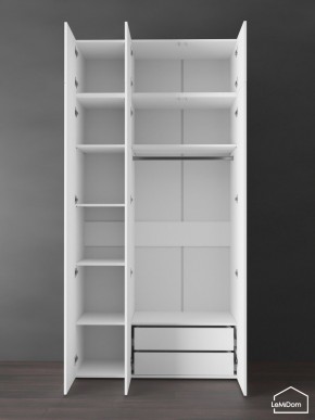 Шкаф с антресолью Linnea MHR-3POA-2 2450х1200х510 (Белый-М 11.1.1) в Губахе - gubaha.mebel24.online | фото 6