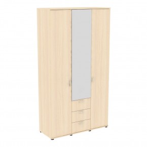 Шкаф с зеркалом Ольга H57_M (ДМ) в Губахе - gubaha.mebel24.online | фото