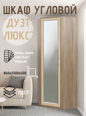 Шкаф угловой Дуэт Люкс с зеркалом в Губахе - gubaha.mebel24.online | фото 3