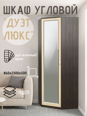 Шкаф угловой Дуэт Люкс с зеркалом в Губахе - gubaha.mebel24.online | фото 5