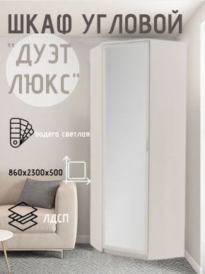 Шкаф угловой Дуэт Люкс с зеркалом в Губахе - gubaha.mebel24.online | фото 6