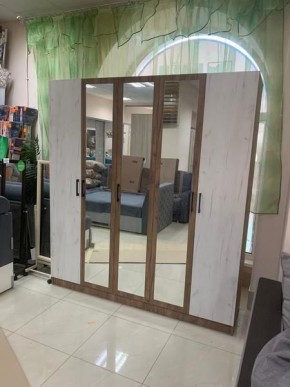 Шкаф Вегас 2000 Дуб крафт табачный/Дуб крафт белый в Губахе - gubaha.mebel24.online | фото 3