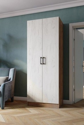 Шкаф Вегас 800 Дуб крафт табачный/Дуб крафт белый в Губахе - gubaha.mebel24.online | фото 1