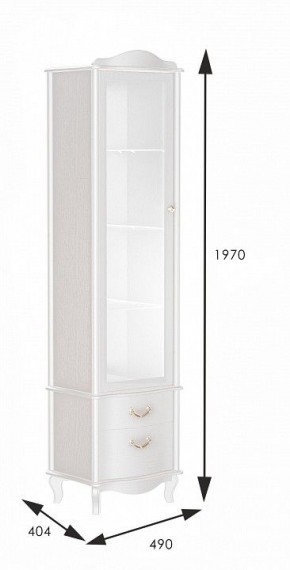 Шкаф-витрина Джульетта в Губахе - gubaha.mebel24.online | фото 3