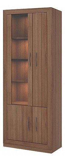 Шкаф-витрина Нобиле ШВтВ-ФСД-ФГК в Губахе - gubaha.mebel24.online | фото