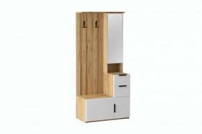 СТЕФАНИ-1 Прихожая (дуб крафт золотой/белый софт) в Губахе - gubaha.mebel24.online | фото