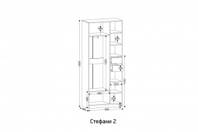 СТЕФАНИ-2 Шкаф в Губахе - gubaha.mebel24.online | фото 2