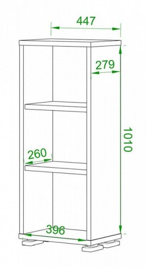 Стеллаж Домино нельсон ПУ-10-1 в Губахе - gubaha.mebel24.online | фото 2