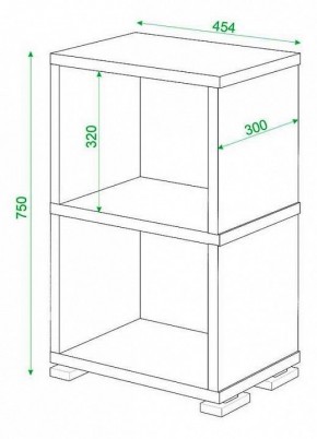 Стеллаж Домино СБ-15/2 в Губахе - gubaha.mebel24.online | фото 2