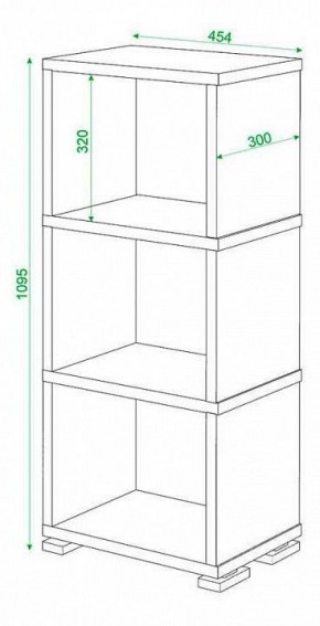 Стеллаж Домино СБ-15/3 в Губахе - gubaha.mebel24.online | фото 2