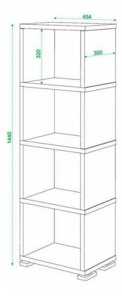 Стеллаж Домино СБ-15/4 в Губахе - gubaha.mebel24.online | фото 3