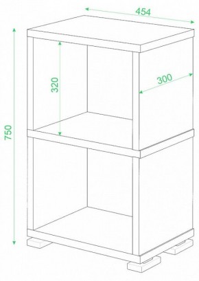 Стеллаж-колонка Домино СБ-15/2 в Губахе - gubaha.mebel24.online | фото 2
