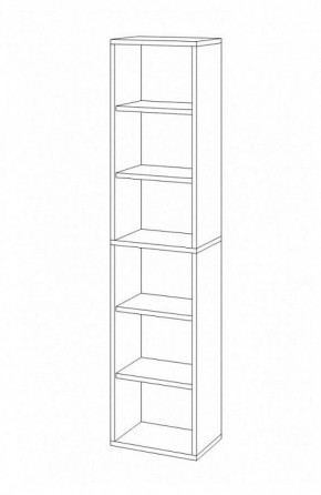 Стеллаж-колонка Домино СУ(ш1в2) в Губахе - gubaha.mebel24.online | фото 3