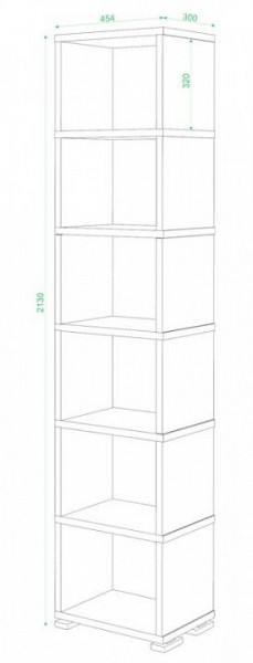 Стеллаж-колонка СБ-15/6 в Губахе - gubaha.mebel24.online | фото 2