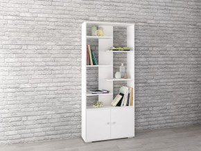 Стеллаж Ромео-4 Белый в Губахе - gubaha.mebel24.online | фото