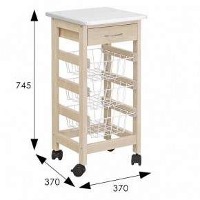 Стеллаж С ящиком и корзинами в Губахе - gubaha.mebel24.online | фото 7