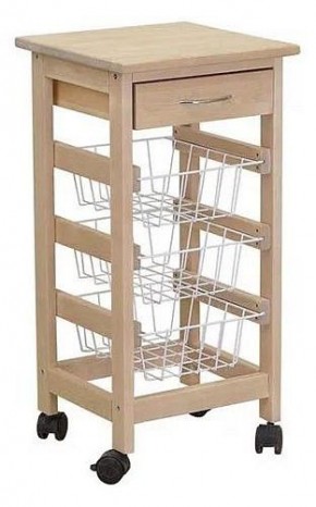 Стеллаж С ящиком и корзинами в Губахе - gubaha.mebel24.online | фото 2