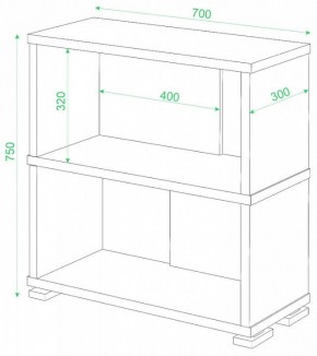 Стеллаж СБ-10/2 в Губахе - gubaha.mebel24.online | фото 2