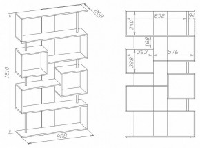 Стеллаж СТ-2 в Губахе - gubaha.mebel24.online | фото 2