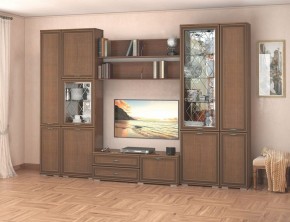 Стенка Ливорно орех в Губахе - gubaha.mebel24.online | фото 1