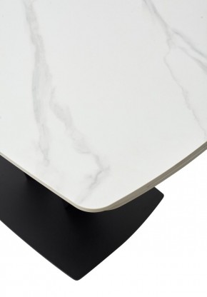 Стол ALATRI 120 MATT WHITE MARBLE SOLID CERAMIC / BLACK, ®DISAUR в Губахе - gubaha.mebel24.online | фото 11