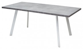 Стол BRICK M 140 Бетон Портленд/ Белый М-City в Губахе - gubaha.mebel24.online | фото 1