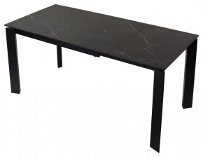 Стол CORNER 120 MATT BLACK MARBLE SOLID CERAMIC / BLACK, ®DISAUR в Губахе - gubaha.mebel24.online | фото 4