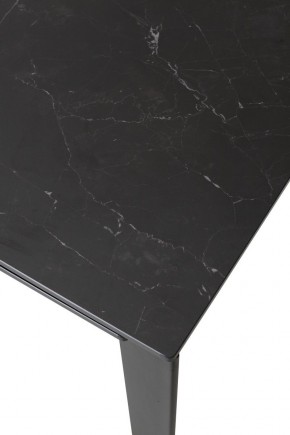 Стол CORNER 120 MATT BLACK MARBLE SOLID CERAMIC / BLACK, ®DISAUR в Губахе - gubaha.mebel24.online | фото 5