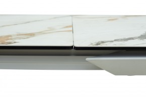 Стол CREMONA 160 KL-188 Контрастный мрамор / белый каркас, ®DISAUR в Губахе - gubaha.mebel24.online | фото 5
