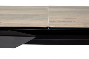 Стол CREMONA 180 KL-61 Под дерево, итальянская керамика / черный каркас, ®DISAUR в Губахе - gubaha.mebel24.online | фото 4