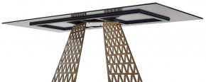 Стол ENNA 220 KL-188 Контрастный мрамор матовый, итальянская керамика/ каркас цвета шампань, ®DISAUR в Губахе - gubaha.mebel24.online | фото 12