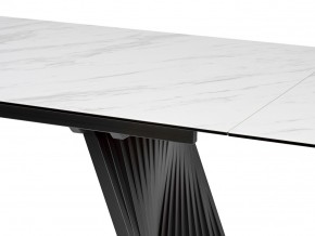 Стол IVAR 200 MARBLES KL-99 Белый мрамор, итальянская керамика, ®DISAUR в Губахе - gubaha.mebel24.online | фото 3