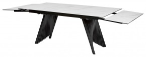Стол IVAR 200 MARBLES KL-99 Белый мрамор, итальянская керамика, ®DISAUR в Губахе - gubaha.mebel24.online | фото 5