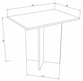 Стол журнальный Cross СЖ4 в Губахе - gubaha.mebel24.online | фото 2