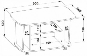 Стол журнальный СЖ-3 в Губахе - gubaha.mebel24.online | фото 3