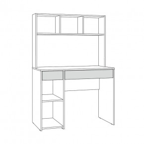 Стол компьютерный 12.77 F Комфорт (Темно - серый U2601) в Губахе - gubaha.mebel24.online | фото 3