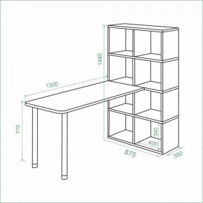 Стол компьютерный Bartolo в Губахе - gubaha.mebel24.online | фото 3