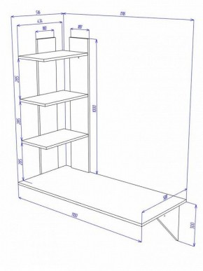 Стол компьютерный Домино Cross СтТ5 в Губахе - gubaha.mebel24.online | фото 2