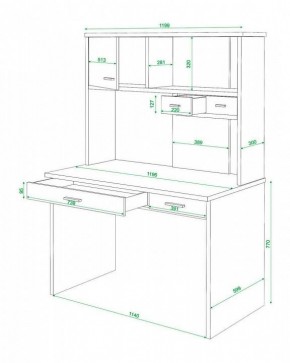 Стол компьютерный Домино СК-60 в Губахе - gubaha.mebel24.online | фото 2