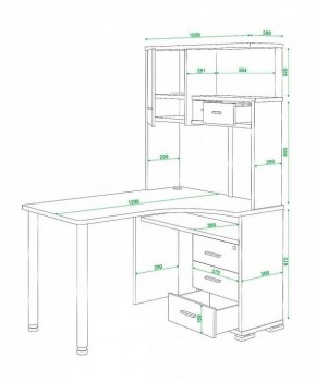 Стол компьютерный Домино СР-130 в Губахе - gubaha.mebel24.online | фото 5