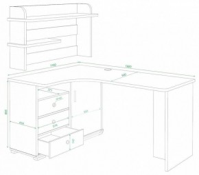 Стол компьютерный Домино СР-165 в Губахе - gubaha.mebel24.online | фото 3