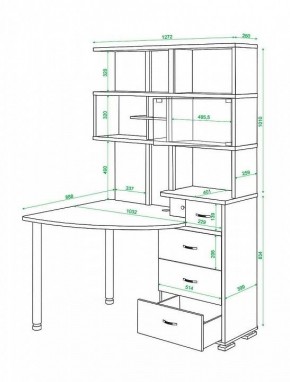 Стол компьютерный Домино СР-320 в Губахе - gubaha.mebel24.online | фото 5